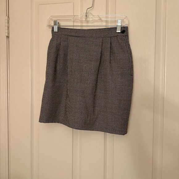 Vintage Pendleton Houndstooth Skirt Size 6 - Picture 2 of 6
